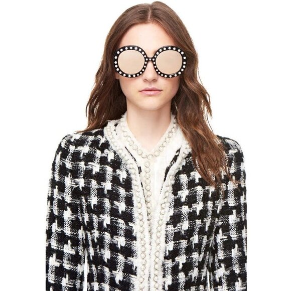 ?ALICE + OLIVIA? Bel Air Sunglasses ~ Black NWT main image 16